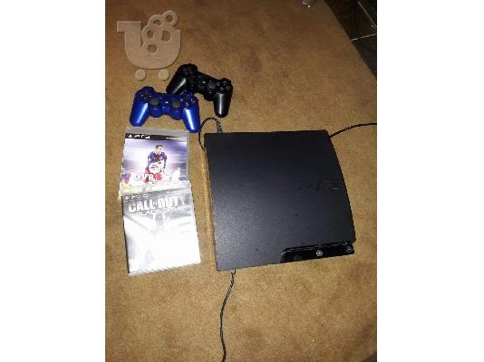 PoulaTo: Ps3 με δυο χειριστήρια Sony και 8 παιχνίδια σε άριστη κατασταση