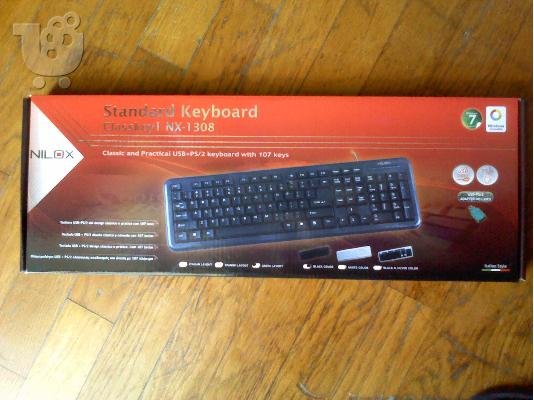 PoulaTo: NILOX STANDARD KEYBOARD PS2/USB BLACK 4 €