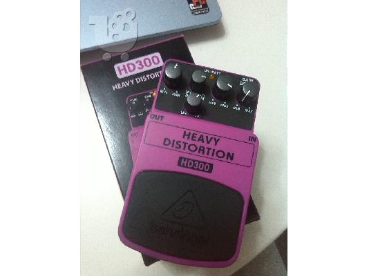 Πωλούνται  τα πετάλια κιθάρας Behringer HD 300 (heavy distortion) και Behringer OD 300 (ov...