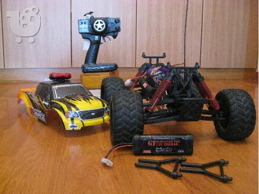 hpi e-savage rc car