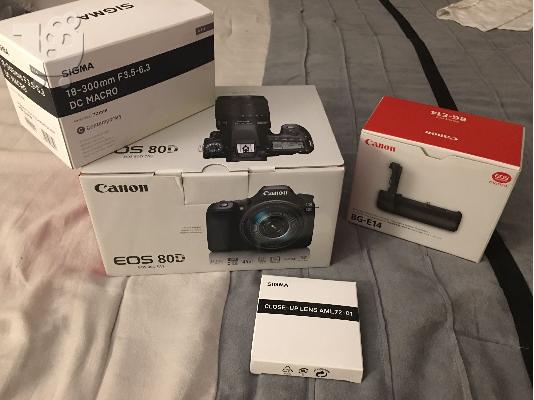 Ψηφιακή φωτογραφική μηχανή SLR Canon EOS 80D 24,2 ΜΒ -