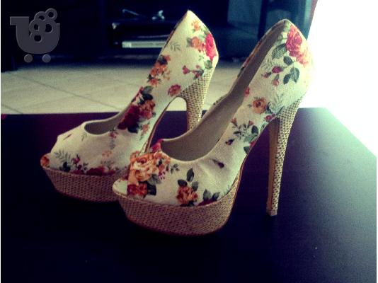 PoulaTo: Peep - Toe Παπούτσια