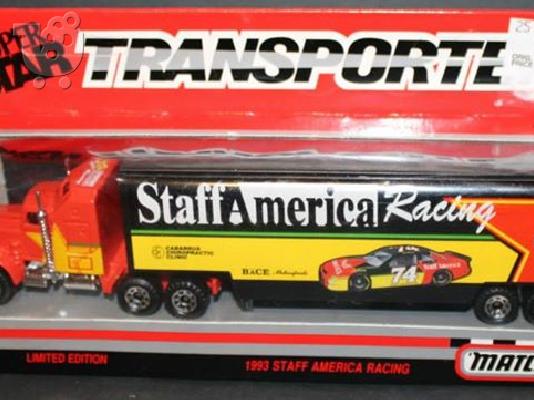 MATCHBOX Μεταλλικές μινιατούρες σειρά Super Star Transporters.