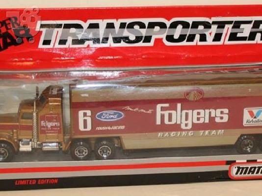 PoulaTo: MATCHBOX Μεταλλικές μινιατούρες σειρά Super Star Transporters.