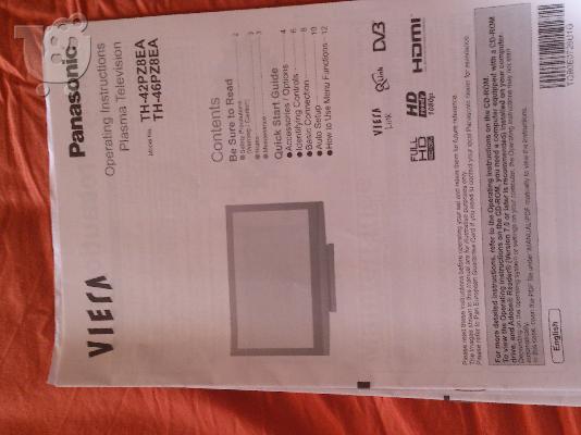 Panasonic TH-42PZ8EA