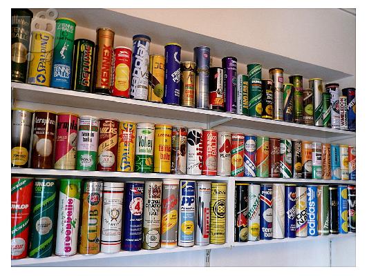Vintage Tennis Cans Collection