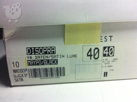 Nine West πεδιλο μαυρο σατεν 40