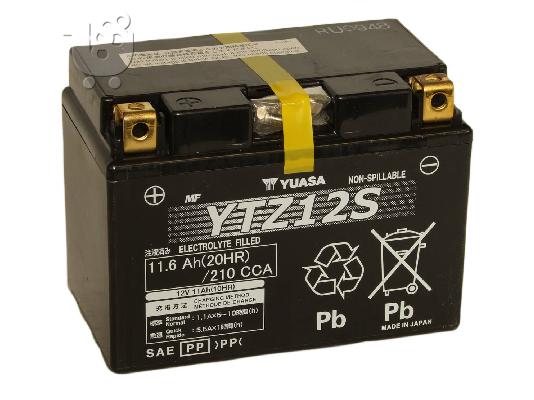 PoulaTo: Μπαταρία Moto Yuasa YTZ12S GEL 11AH Made in Japan