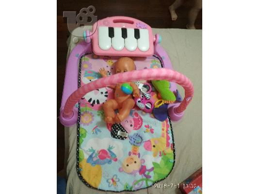 Πάρκο, στράτα στρώμα γυμναστικής fisher price