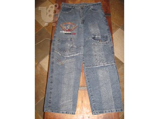 PoulaTo: 0711 ROCAWEAR τζην παντελονι σε κλασικη γραμμη για παιδακι 12 ετων, σε αριστη κατασταση.