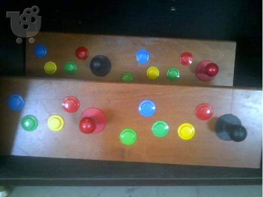 joysticks μοχλοι μπουτον κουμπια arcade led button ηλεκτρονικα παιχνιδια κονσολες...