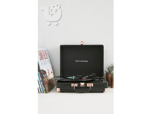 PoulaTo: Πικάπ Crosley Cruiser Black and Rose Gold Vinyl Record Player