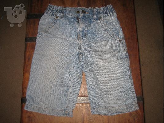 PoulaTo: benetton τζην βερμουδα size XS για αγορακι 4-5 ετων 0488