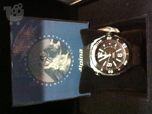 ALPINA Adventure Diver Automatic Black Rubber Strap