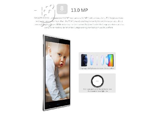 Doogee Dagger DG550/Octa Core Cortex A7 1.7GHz/ 5.5 IPS Inches/13Mp Camera/