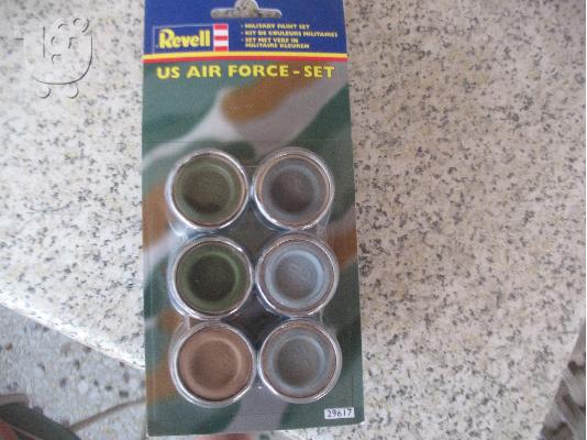 PoulaTo: 6 ΧΡΩΜΑΤΑ REVELL USA AIR FORCE