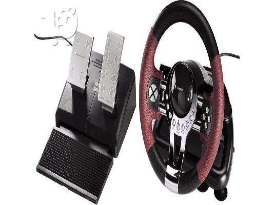 PoulaTo: HAMA Thunder V5 Racing τιμονιέρα για PC, PS3