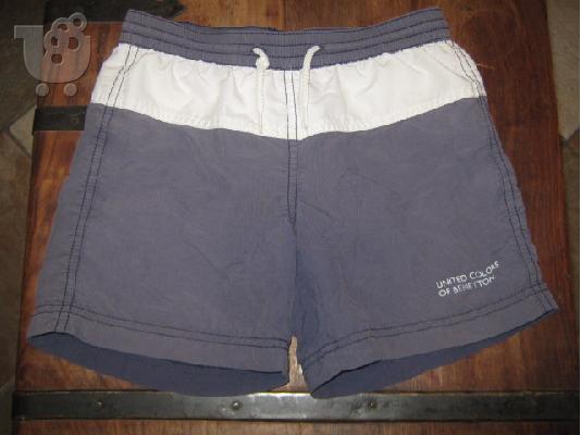 PoulaTo: 0681 BENETTON μαγιω βερμουδα για αγορακι 7-8 ετων size M.