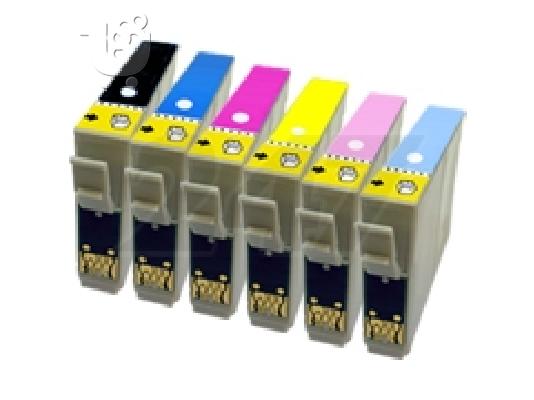 PoulaTo: ΜΕΛΑΝΙΑ EPSON EPSON T0791-6 6 ΤΕΜ/ΧΙΑ