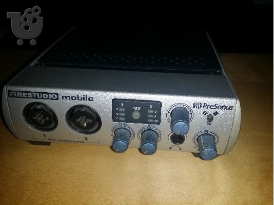 ΕΥΚΑΙΡΙΑ Presonus firestudio mobile