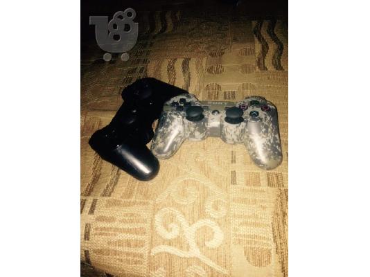 PoulaTo: Πωλείται PS3! 125euro!!!!!Playstation3 με δύο μοχλούς  τιμονιέρα  σχεδόν αχρησιμοποίητη με τρία παιχνίδια (Grand the auto V, Fifa 2015, NBA 2014)