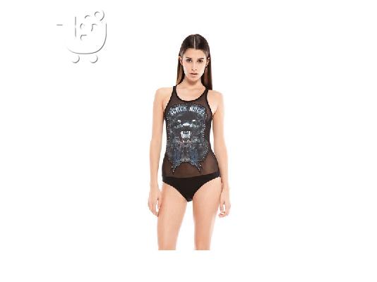 PoulaTo: *ΚΑΙΝΟΥΡΙΟ* ΚΟΡΜΑΚΙ BERSHKA ΜΕ ΔΙΑΦΑΝΕΙΑ ΚΑΙ PRINT ΠΑΝΘΗΡΑΣ SIZE SMALL ΜΕ ΚΑΡΤΕΛΑΚΙΑ