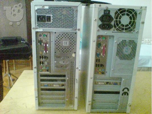 Πωλουνται 2 pc σταθερα με μονιτορ LG 24 με ηχεια