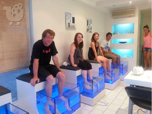 Manicure-Pedicure-Reflexology-Waxing-Fish Spa