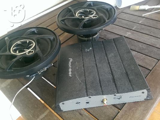 Ενισχυτής Pioneer GM- X552 και ηχεία TS A-2010