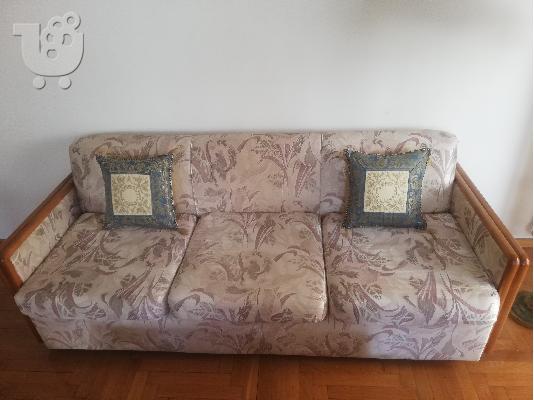 ΣΕΤ ΣΑΛΟΝΙ 3ΘΕΣΙΟΣ ΚΑΝΑΠΕΣ ΠΟΛΥΘΡΟΝΕΣ ΤΡΑΠΕΖΑΚΙΑ