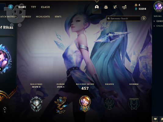 PoulaTo: lol acc Leauge of legends