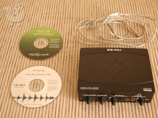 E-MU 0204 USB AUDIO INTERFACE
