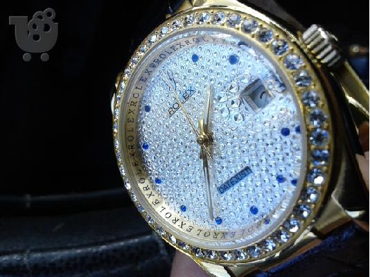 Rolex για την γυναίκα, datejust γυναικείο κορυφαία ποιότητα,με brilliant...