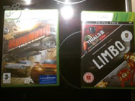 burnout revenge + limbo +splosion man +trials HD
