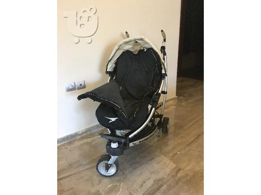 Καρότσι Μωρού TFK Bugster + port bebe + χειμερινός ποδόσακος...