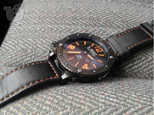 ΡΟΛΟΓΙΑ U boat u 42 black best 47 mm- κορυφαία ποιότητα