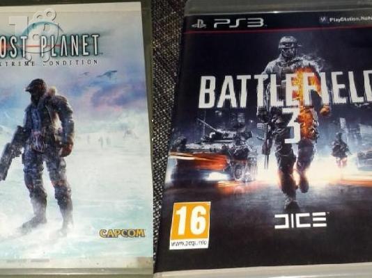 PoulaTo: battleffield 3 + lost planet for playstation 3 ΣΕ ΠΟΛΥ ΚΑΛΗ ΚΑΤΑΣΤΑΣΗ