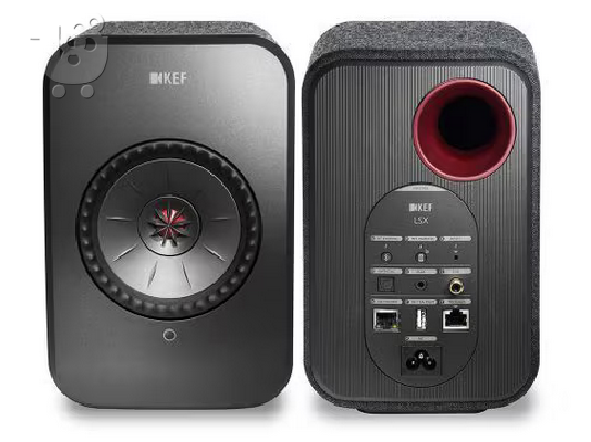 KEF LSX Αυτοενισχυόμενα Ηχεία 2 Δρόμων (Wi-Fi, Bluetooth, Ethernet, Optical, USB)...
