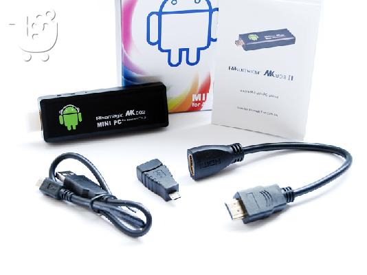 Μίνι ασύρματο πληκτρολόγιο + Μίνι PC TV μίνι Η/Υ