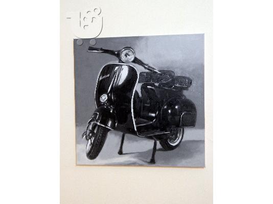 Πίνακας ζωγραφικής με θέμα Vespa