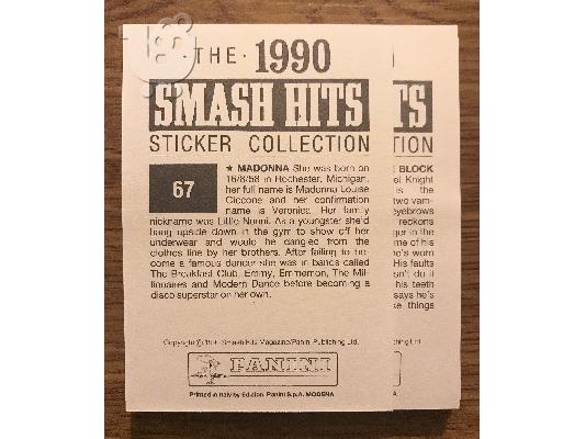 PANINI SMASH HITS 1990 - ΑΛΜΠΟΥΜ ΚΑΙ ΑΥΤΟΚΟΛΛΗΤΑ