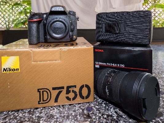 PoulaTo: Φωτογραφική μηχανή Nikon D750 DSLR με φακό Sigma 12-24mm: Κωδικός αριθμός: +447452264959
