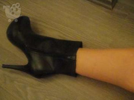 Red sole ankle boots
