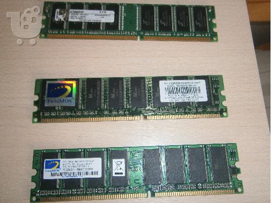 PoulaTo: 1gb ram kingstone 2.5v + 2 ram 256mb