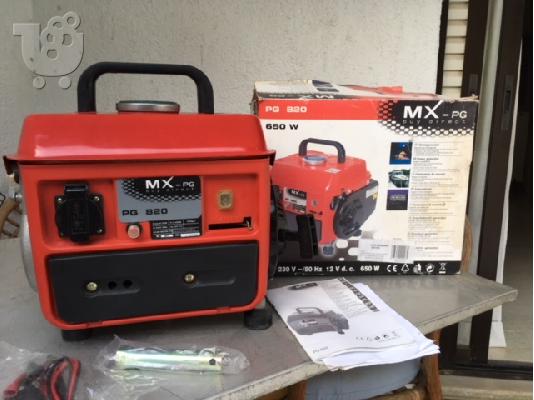 ΓΕΝΝΗΤΡΙΑ Βενζινης 650 W 230V 50 Hz & 12v d.c  αριστη κατασταση...