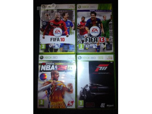 ΠΩΛΕΙΤΑΙ XBOX 360 (ΛΕΥΚΟ) + 1 ΧΕΙΡΙΣΤΗΡΙΟ + 9 ΠΑΙΧΝΙΔΙΑ