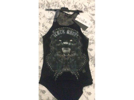 *ΚΑΙΝΟΥΡΙΟ* ΚΟΡΜΑΚΙ BERSHKA ΜΕ ΔΙΑΦΑΝΕΙΑ ΚΑΙ PRINT ΠΑΝΘΗΡΑΣ SIZE SMALL ΜΕ ΚΑΡΤΕΛΑΚΙΑ...
