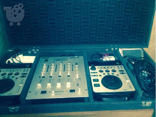 PoulaTo: Dj set cd player audio dj κονσολα,βαλιτσα  6948031599