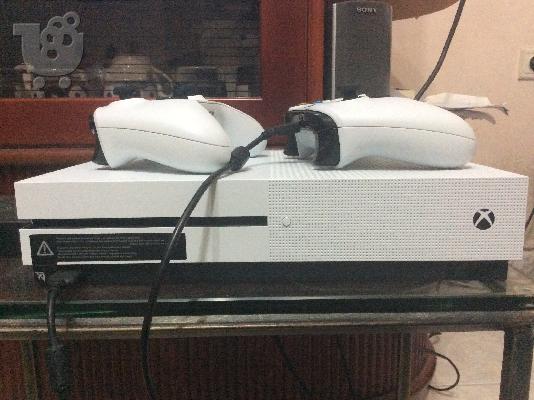PoulaTo: xbox one s 500gb + fifa17 με 2 τηλεχειρηστηρια