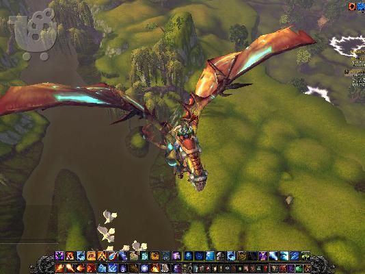 PoulaTo: poylaw wow acount 90 lvl mage 500 ilv full upgraded ta expansions polla flyings mounts achivements kai 90 dk ola ta upgrade apo flying mounts